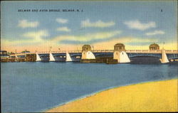 Belmar And Avon Bridge New Jersey Postcard Postcard