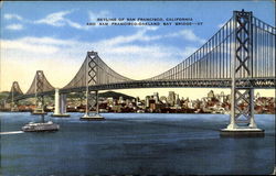 Skyline Of San Francisco Postcard