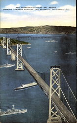 San Francisco Oakland Bay Bridge Postcard