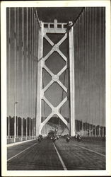 San Francisco Oakland Bay Bridge California Postcard Postcard
