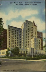 Abbott Hall, Northwestern State College Postcard