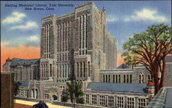 Sterling Memorial Library, Yale University New Haven, CT Postcard Postcard