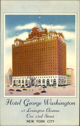 Hotel George Washington, 23 Lexington Avenue, Cor. 23rd Street Postcard