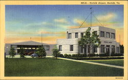 Norfolk Airport Virginia Postcard Postcard