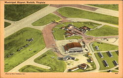 Municipal Airport Postcard