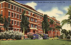 Orange Memorial Hospital Postcard