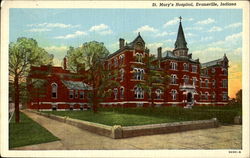 St. Mary's Hospital Evansville, IN Postcard Postcard