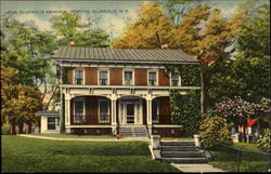 Ellenville Memorial Hospital New York Postcard Postcard