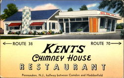 Kents Chimney House Restaurant Pennsauken, NJ Postcard Postcard