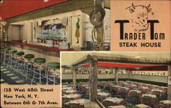 Trader Tom Steak House, 128 West 48th Street Postcard