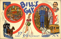 Bill's Gay 90's Postcard