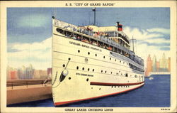 SS City Of Grand Rapids Great Lakes Cruising Liner Postcard