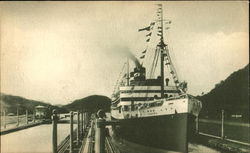 A Panama Pacific Big 3 Boats, Ships Postcard Postcard