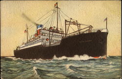 Sister Ships Of The United States Lines Boats, Ships Postcard Postcard