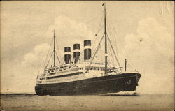 The Panama Pacific Liner Columbia Postcard