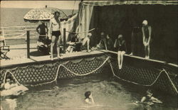 One Of The Two Outdoor Swimming Pools Postcard