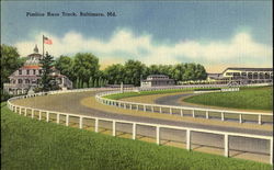 Pimlico Race Track Baltimore, MD Postcard Postcard