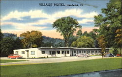 Village Motel, Route 15 Hardwick, VT Postcard Postcard
