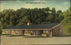 John's Motel, Route 222 Postcard