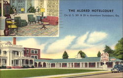 The Aldred Hotelcourt, U. S. 301 & 25 Statesboro, GA Postcard Postcard