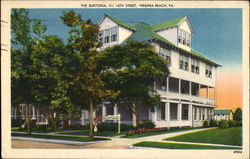 The Burtonia, 311 16th Street Postcard