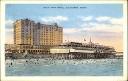 Buccaneer Hotel Galveston, TX Postcard Postcard