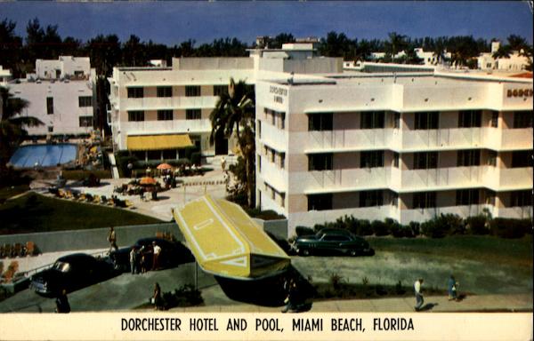 Dorchester Hotel And Pool Miami Beach Florida