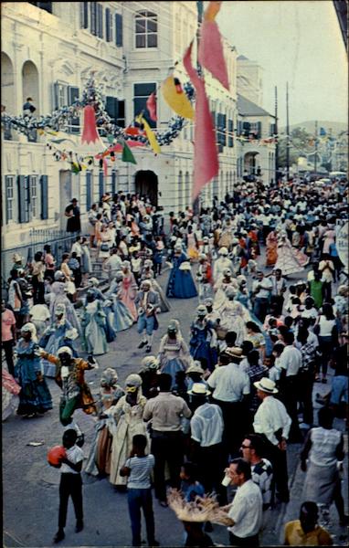 Carnival Parade By Government House St. Croix Virgin Islands