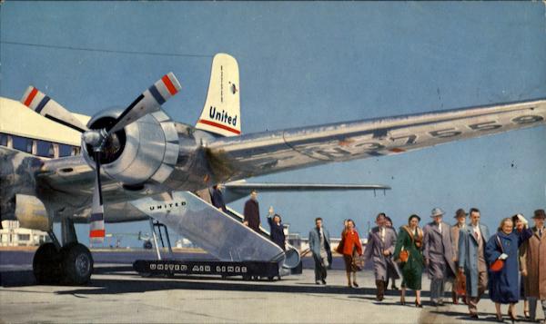 United DC-6 Aircraft