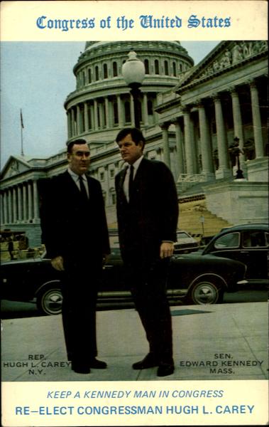1968 Ted Kennedy & Hugh Carey  Political