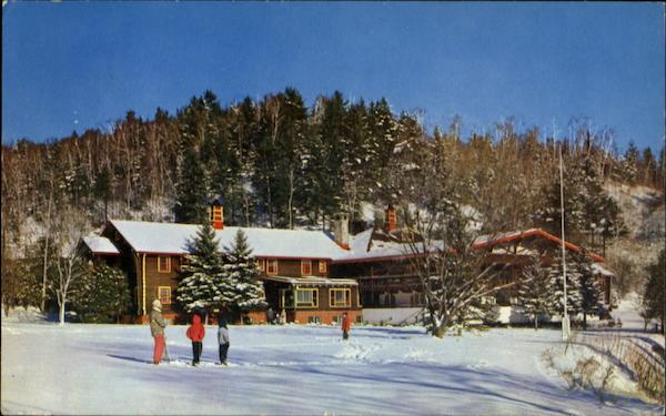 Winter At The Cardy-Alpine Inn PQ Canada Quebec