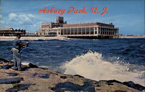 Fishing On The Jetty Asbury Park New Jersey