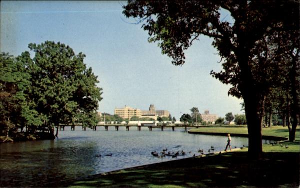 Beautiful Sunset Lake Asbury Park New Jersey