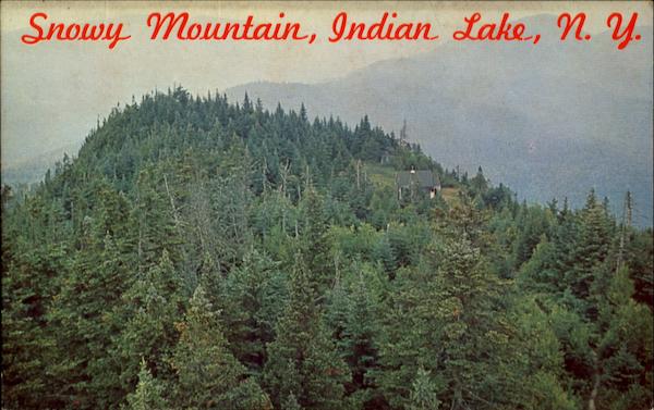 Snowy Mountain Indian Lake New York