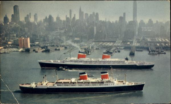S. S. United States & S. S. America Boats, Ships