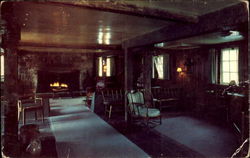 The Living Room At Jug End Barn Postcard