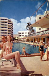 Shore Club Hotel, 19th Street Miami Beach, FL Postcard Postcard