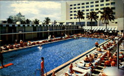 The Beautiful Di Lido Hotel Miami Beach, FL Postcard Postcard