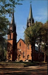 St. Francis Xavier Church Winooski, VT Postcard Postcard