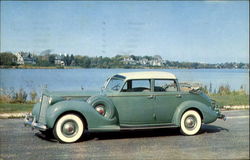 1939 Packard Twelve Brunn Cabriolet Cars Postcard Postcard