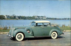 1939 Packard Twelve Brunn Cabriolet Postcard