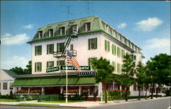 Grand Atlantic Hotel & Cafeteria, Main & Beach Aves Postcard