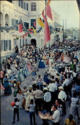 Carnival Parade By Government House Postcard