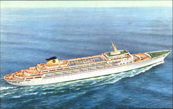Home Lines Oceanic Postcard