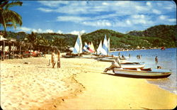Puerto Marques Beach Acapulco, GRO Mexico Postcard Postcard