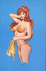 Guys & Dolls Au Go Go, 151 W. 54th St New York City, NY Risque & Nude Postcard Postcard