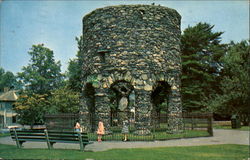 Famous Old Stone Mill Postcard