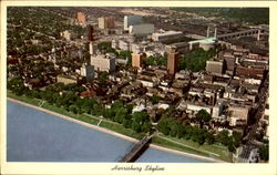 Harrisburg Skyline Postcard