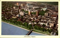 Harrisburg Skyline Postcard