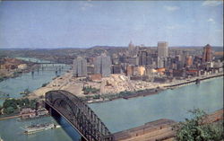 The Golden Triangle Pittsburgh, PA Postcard Postcard